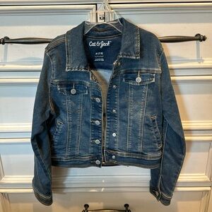 Cat & Jack girls stretch denim jacket